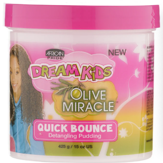 African Pride Dream Kids Olive Miracle Quick Bounce Detangling Pudding 15oz (425g)