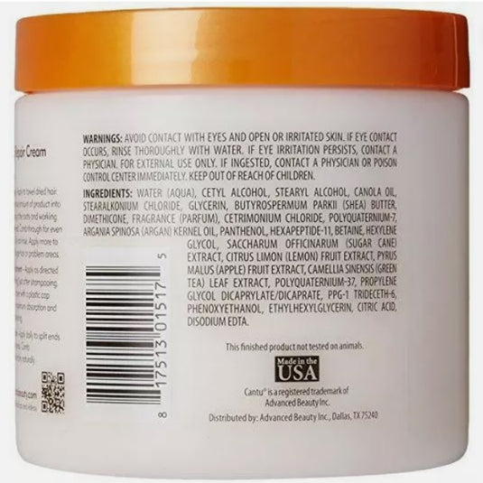 Cantu Argan Oil Leave In Conditioner Repair Cream 473ml
