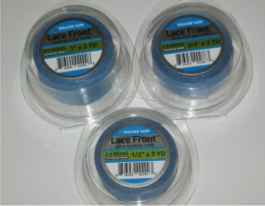 Walker Tape Roll Lace Front Support 3 Yd Wig Adhesive_Blue Liner _Pick Any Size