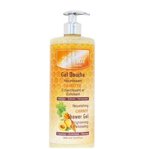 Zeenat Carrot Shower Gel Brightening & Exfoliating 1000ml