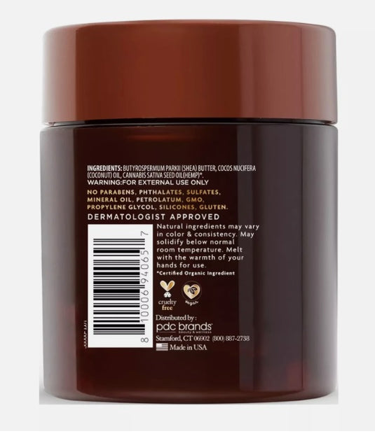 CANTU Softening Raw Blend Hemp Seed Oil For Skin And Hairs 5.5 oz/ 156g