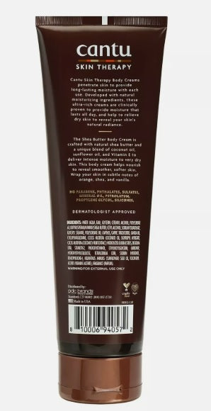 CANTU Skin THERAPY Nourishing Shea Butter Body Cream 8.5oz/240g For Dry Skin