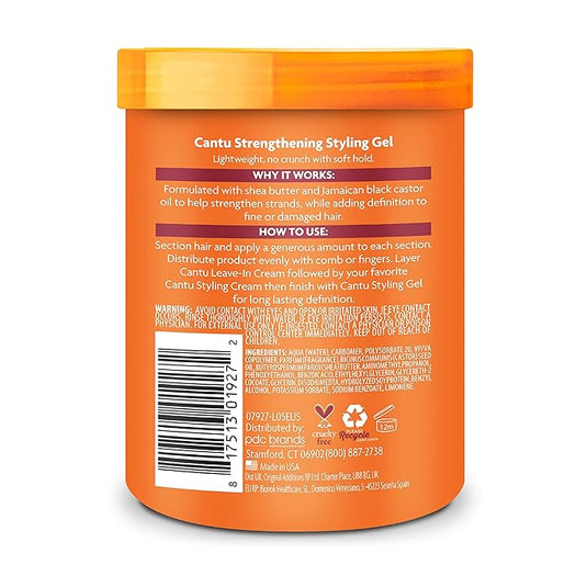Cantu Jamaican Black Castor Oil Braiding Styling Gel- 18.25 oz