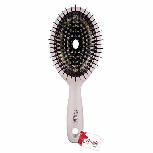 Annie I-Flow Oval Cushion Brush X-Large 100% Boar Bristle