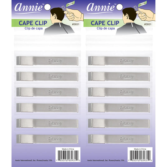 Cape clip silver color