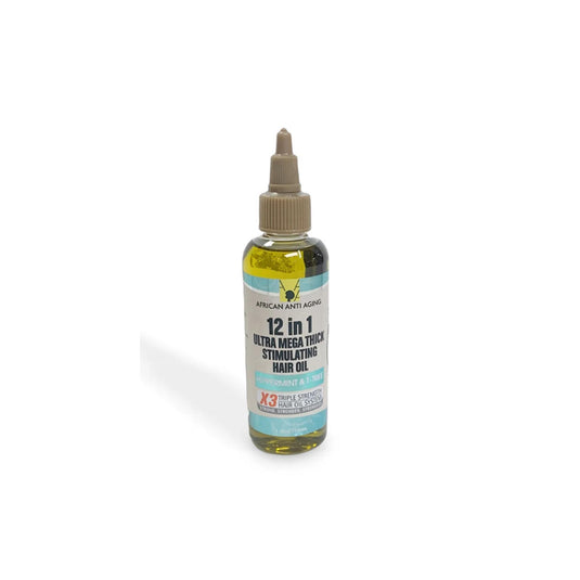 African Anti Aging 12 In 1 Oil Peppermint & T-Tree 6pcs Display 3.38oz