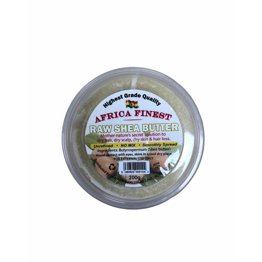 Africa Finest Raw Shea Butter White 200g