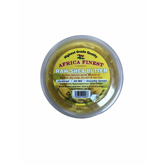 Africa Finest Raw Shea Butter Yellow 200g