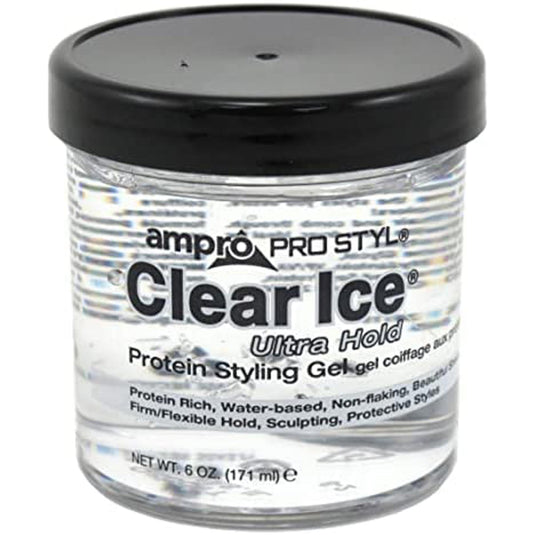 Ampro : Pro Styl Protein Gel Clear Ice 6oz (24Pk)