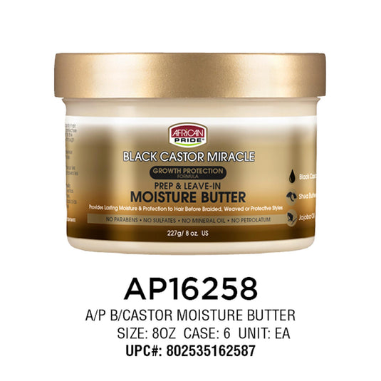 AP B/Castor Miracle Moisture Butter 8oz