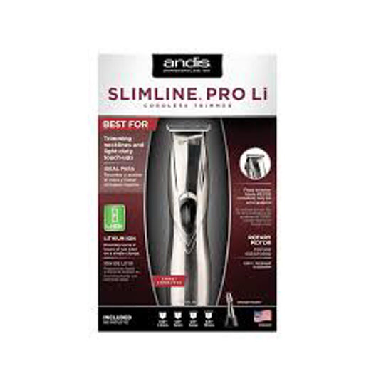 Andis D-8 Cordless Rechargeable Trimmer (Chrome)