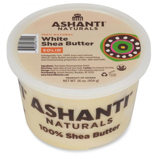 Ashanti 100% Solid White Shea Butter 16oz (26114)