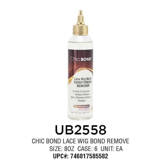 30 Sec Chic Bond Lace Wig Bond Remover 8oz (58558)