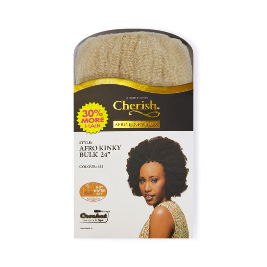Cherish Bulk - Afro Kinky 24 ( Color: 613 )