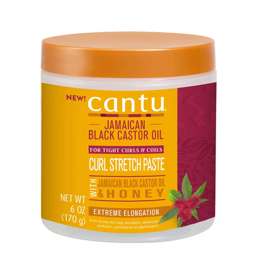 Cantu Jamaican Black Castrol Oil Curl Stretch Paste with Honey 6 oz