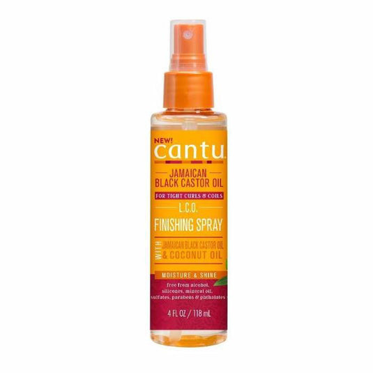 Cantu Jamaican Black Castrol Oil Finishing Spray with Coconut Oil 4 oz