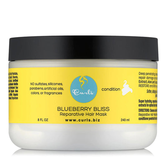 Curls : Blueberry Rep Hair Mask 8oz ( 0022 )