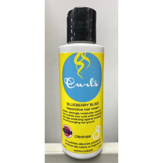 Curls : Blueberry Bliss Reparative Hair Wash Cleanse 3.4oz