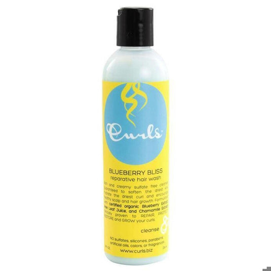 Curls : Blueberry Rep Hair Wash 8oz ( 21 )