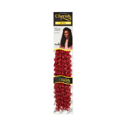 Cherish Bulk - Spanish Curl 22 ( Color: RD )