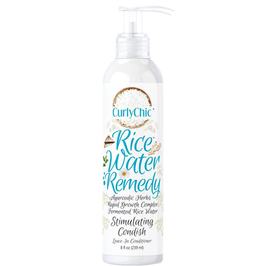 Curly Chic Rice Water Remedy Stimulating Leave-in Cond 8oz