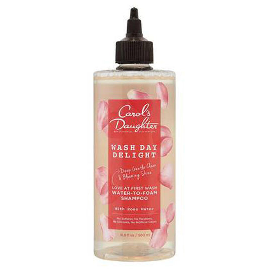 Carol's Wash Day Delight Rose Water Shampoo 16.9oz NEW