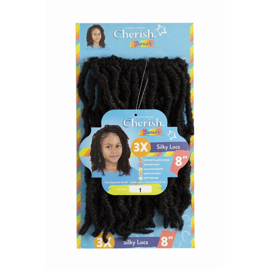 Cherish Junior Bulk : 3X Silky Locs 8 (Col. 2)
