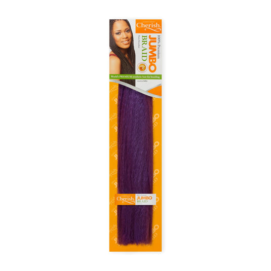 Cherish 100% Kanekalon Jumbo Braid ( Colour : PURPLE )