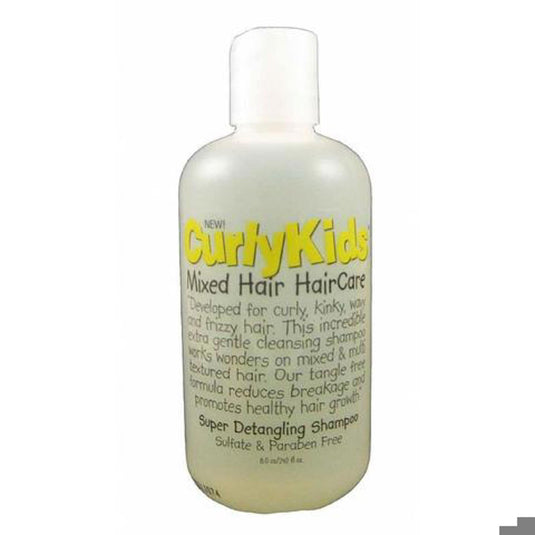 CurlyKids Super Detangle Shampoo 8 oz / 236 ml Sulfate & Paraben Free.