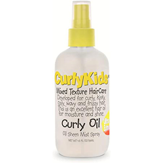 Curlykids Mixed Texture Haircare Culy Oil Sheen Mist Spray 4.6 Oz