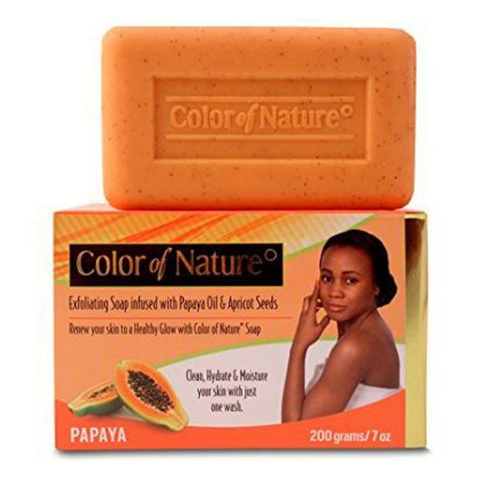 Colour Of Nature : Papaya Brightening Soap 200gms