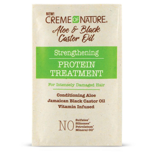 Creme Of Nature Aloe Black Castor Oil Protein Treat 1.5oz