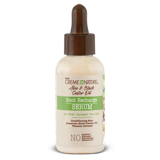 Creme Of Nature Aloe Black Castor Oil Rech Serum 3S 2oz