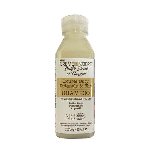 Creme Of Nature Butter Blend & Flaxseed Det. Shampoo 12oz