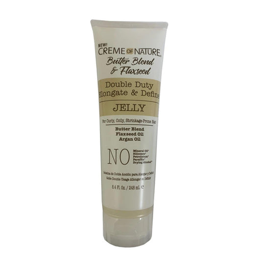 Creme Of Nature Butter Blend & Flaxseed Elg. Jelly 8.45oz