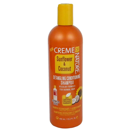 Creme Of Nature SunFlwr & Ccnt Shampoo 8.45oz x 12