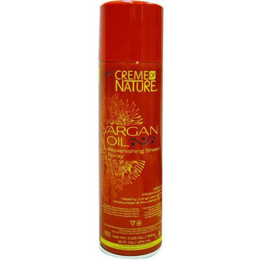 Creme Of Nature Argan Oil Replenshin Sheen Spray 11.25oz x12