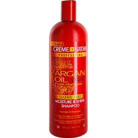 Creme Of Nature Argan Oil M&S Sulfate Free Shampoo 20oz x 12