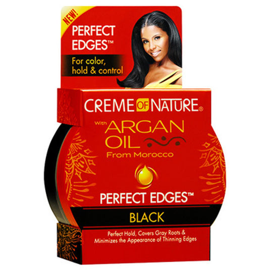 Creme Of Nature Argan Perfect Edge Black 2.25oz