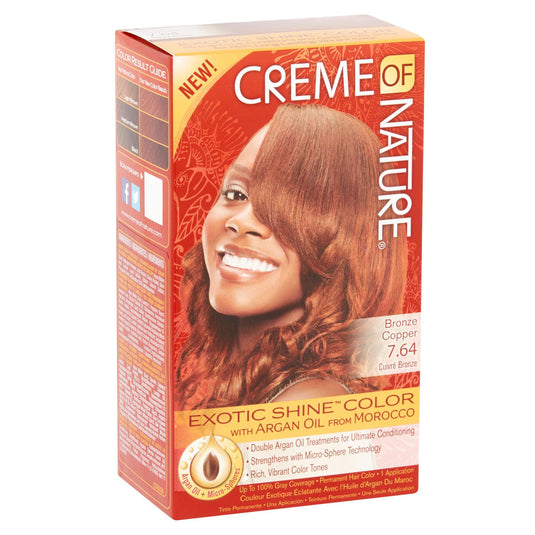 Creme Of Nature Women's Gel H/C Bronze Copper x12 7.64