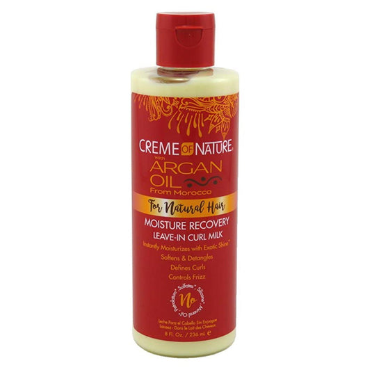 Creme Of Nature Argan Oil Leve In Curl Milk 8oz(19912)