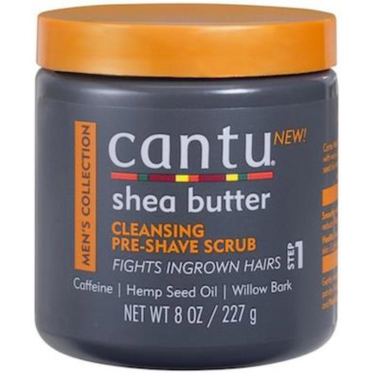 Cantu Shea Butter Men's Collection Cleansing Pre-Shave Scrub 8oz