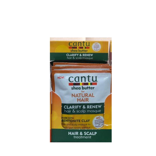 Cantu Deep Nourishing Hair & Scalp Masque with Rhassoul Clay 1.5oz