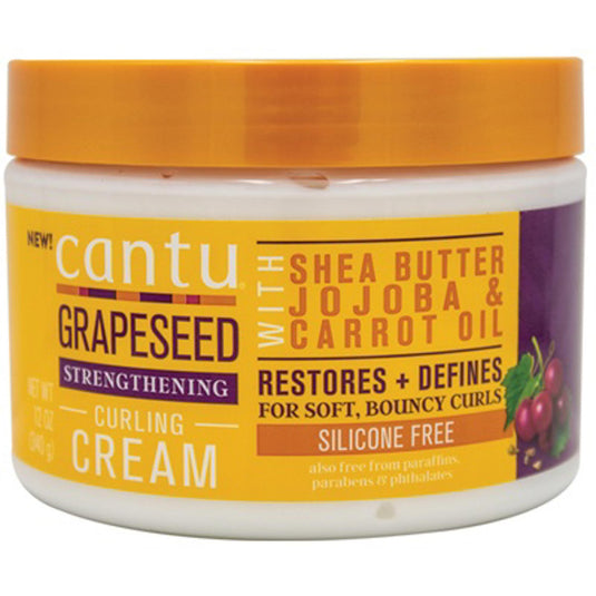 Cantu Grapeseed Strengthening Curling Cream 12 oz