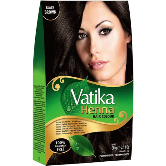 Dabur : Vatika Henna Hair Colour Black Brown 60g