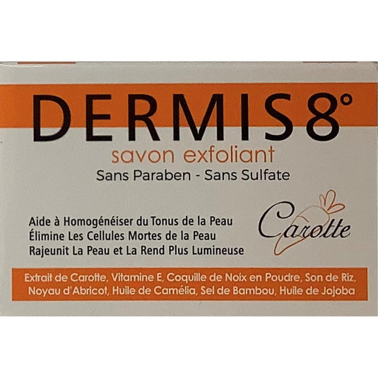 Dermis 8 : Exfoliating Carrot Soap 125gms