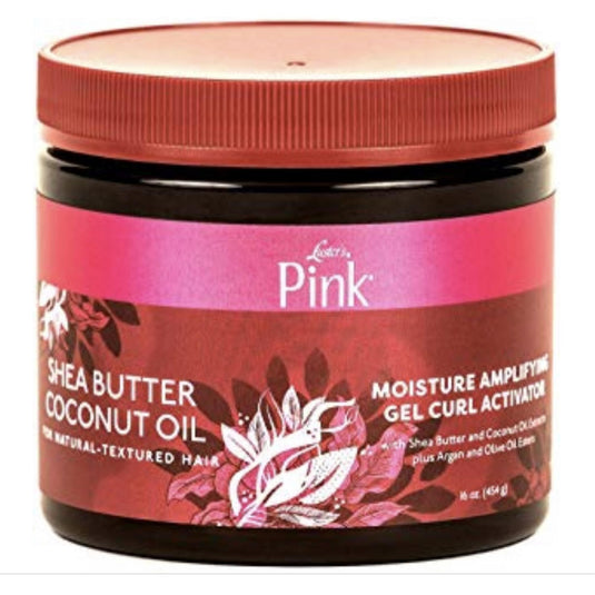 Lusters Pink SB Coconut Moist Amp Curl Gel Act 16oz (6921)