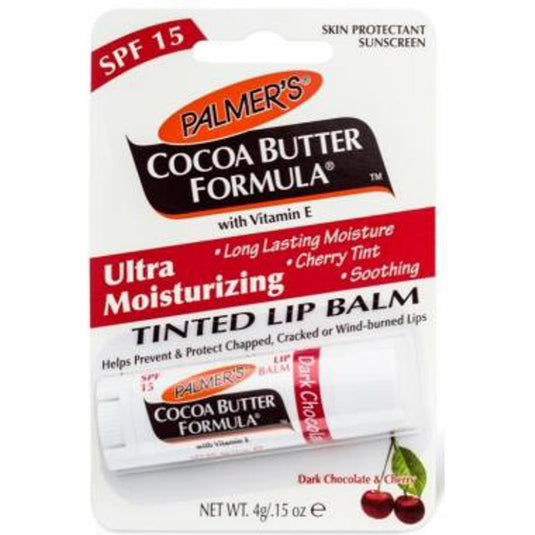 Palmer's 4228EU CBF Choc & Cherry Tinted Lip Balm