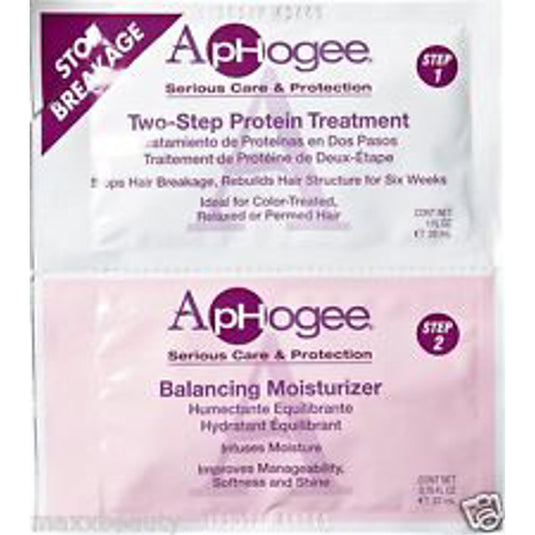 Aphogee 2 Step Twin Pk Protein Treatment/Balancing Moisturizer