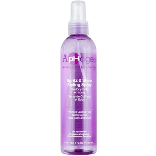 Aphogee Spritz & Shine Styling Spray 8Oz